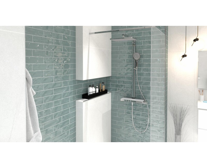 Душевая система Kielle Vega с термостатом, 3 струи Хром/Белый 20618010