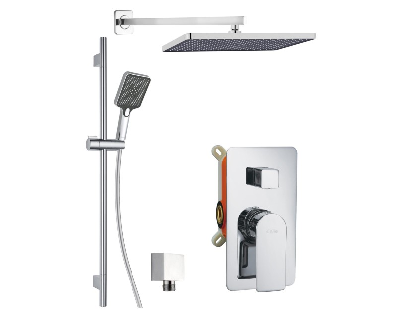 Dušas sistēma Kielle Vega iebūvējams, Hromēts 20618SP10