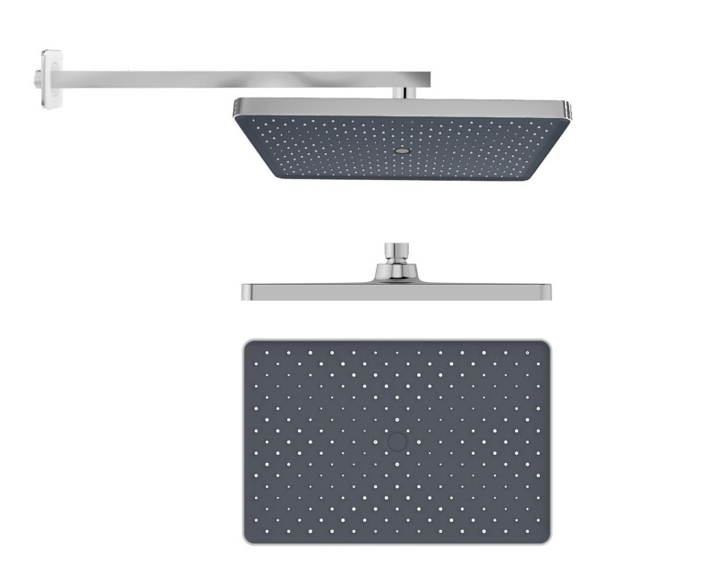 Dušas sistēma Kielle Vega iebūvējams, Hromēts 20618SP10