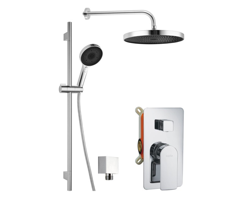 Dušas sistēma Kielle Vega iebūvējams, Hromēts 20618SP20