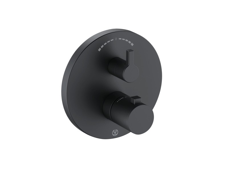 Dušas maisītājs Kludi Nova Fonte iebūvējams  ar termostatu Melns Matēts 208303915