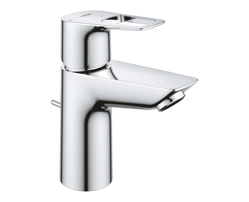 Grohe BauLoop смеситель для раковины с pop up клапаном, хром 22054001
