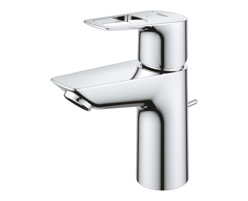 Grohe BauLoop смеситель для раковины с pop up клапаном, хром 22054001