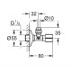 Dekoratīvs ventilis GROHE Long-Life matēti melns 220732430 Dekoratīvs ventilis GROHE Long-Life matēti melns 220732430