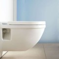 Подвесной унитаз Duravit Starck 3 Comfort WonderGliss без крышки, Белый