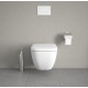 Piekaramais pods Duravit Happy Rimless D.2 WonderGliss, bez vāka, Balts Piekaramais pods Duravit Happy Rimless D.2 WonderGliss, bez vāka, Balts