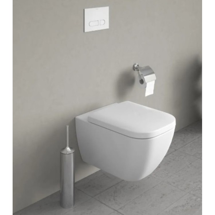 Piekaramais pods Duravit Happy Rimless D.2 WonderGliss, bez vāka, Balts Piekaramais pods Duravit Happy Rimless D.2 WonderGliss, bez vāka, Balts