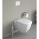 Piekaramais pods Duravit Happy Rimless D.2 WonderGliss, bez vāka, Balts Piekaramais pods Duravit Happy Rimless D.2 WonderGliss, bez vāka, Balts