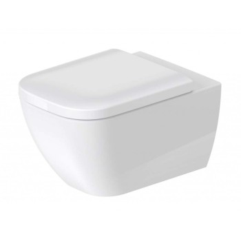 Подвесной унитаз Duravit Happy D.2 HygieneGlaze Rimless, Without Lid, Белый