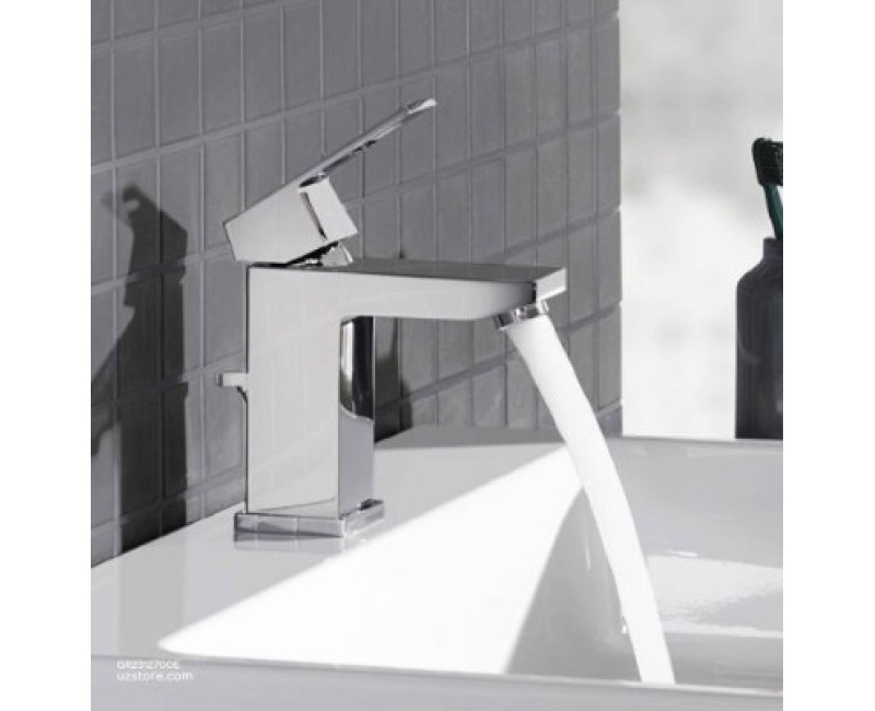 Grohe Eurocube S-Size смеситель для раковины с pop up клапаном, хром 2312700E