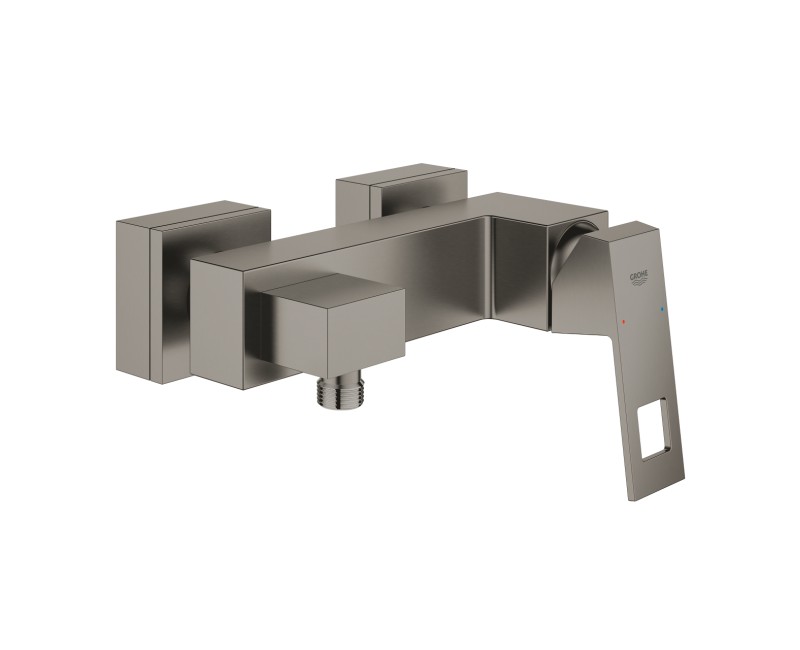 Vannas istabas Izlietnes maisītājs Grohe Eurocube ar dušas vadu un klausuli, Hard Graphite 23145AL0