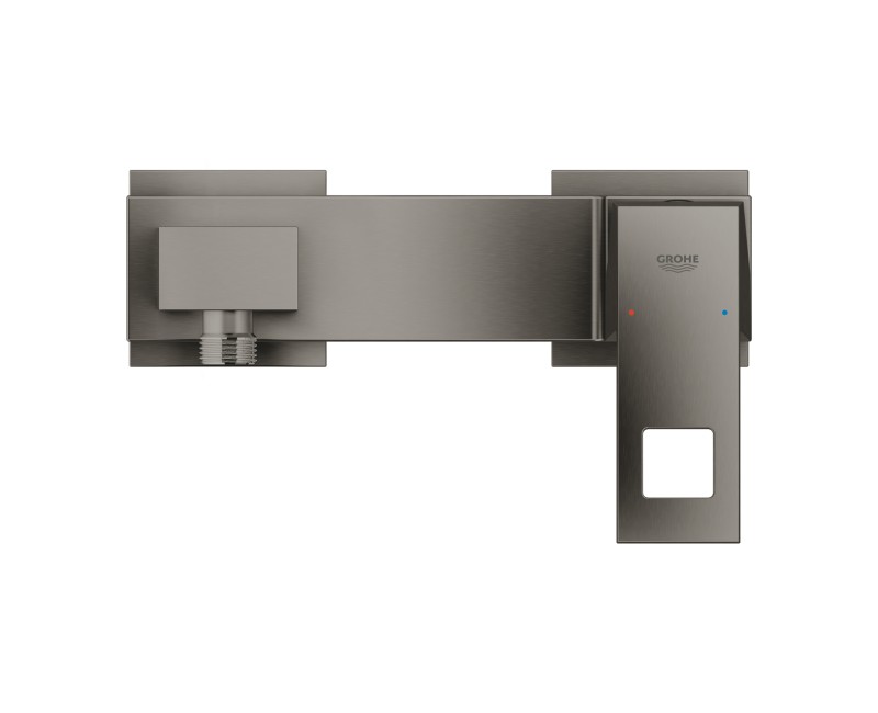 Vannas istabas Izlietnes maisītājs Grohe Eurocube ar dušas vadu un klausuli, Hard Graphite 23145AL0