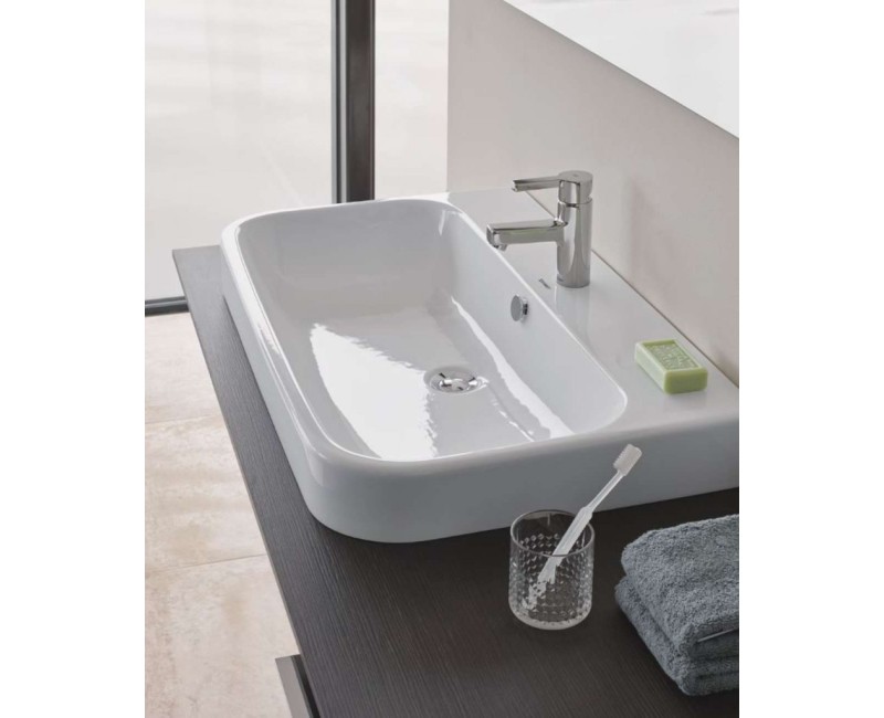 Vannas istabas izlietne Duravit Happy D.2 60x46cm, WonderGliss, Balta