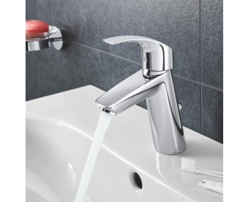 Grohe Eurosmart M-Size смеситель для раковины с pop up клапаном, хром 2339310E