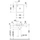 Vannas istabas izlietne Duravit Cape Cod DuraCeram®, WonderGliss 46x46cm, uz virsmas, Balta Vannas istabas izlietne Duravit Cape Cod DuraCeram®, WonderGliss 46x46cm, uz virsmas, Balta