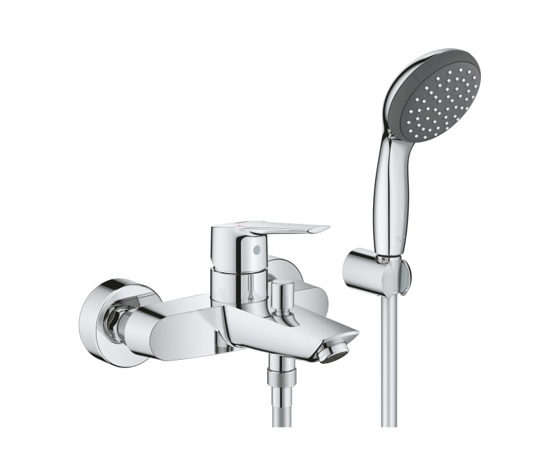 Vannas / Dušas maisītājs Grohe QuickFix Start  ar dušas vadu un klausuli, hromēts  23413002