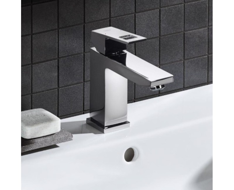 Grohe Eurocube M-Size смеситель для раковины с pop up клапаном, хром 23445000