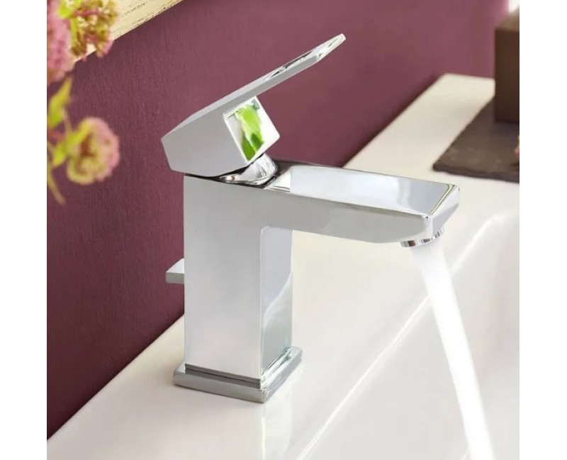 Grohe Eurocube M-Size смеситель для раковины с pop up клапаном, хром 23445000