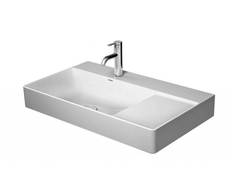 Раковина для ванной Duravit DuraSquare WonderGliss, DuraCeram® 80x47 см, белый