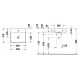 Vannas istabas izlietne Duravit DuraSquare WonderGliss, DuraCeram® 50x47cm, Balta Vannas istabas izlietne Duravit DuraSquare WonderGliss, DuraCeram® 50x47cm, Balta