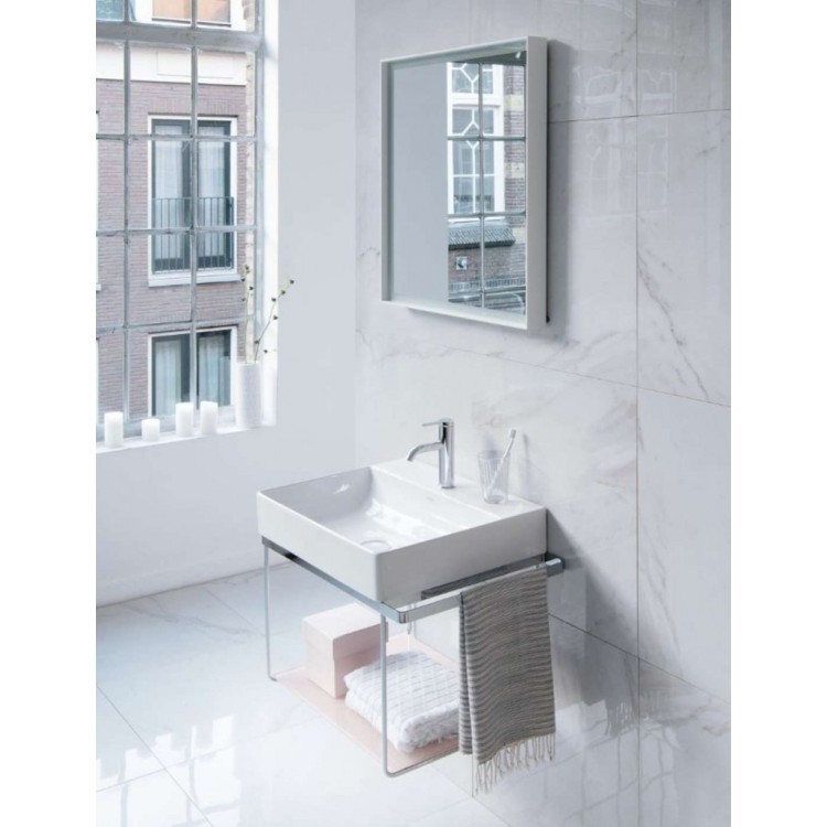 Vannas istabas izlietne Duravit DuraSquare WonderGliss, DuraCeram® 50x47cm, Balta Vannas istabas izlietne Duravit DuraSquare WonderGliss, DuraCeram® 50x47cm, Balta