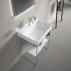 Vannas istabas izlietne Duravit DuraSquare WonderGliss, DuraCeram® 60x47cm, Balta Vannas istabas izlietne Duravit DuraSquare WonderGliss, DuraCeram® 60x47cm, Balta