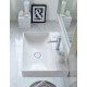 Vannas istabas izlietne Duravit DuraSquare WonderGliss, DuraCeram® 60x47cm, Balta Vannas istabas izlietne Duravit DuraSquare WonderGliss, DuraCeram® 60x47cm, Balta