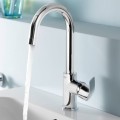 Grohe Eurosmart L-Size смеситель для раковины с pop up клапаном, хром 23537003