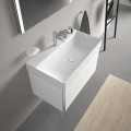 Раковина для ванной Duravit DuraSquare WonderGliss, DuraCeram® 80x47 см, белый