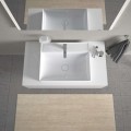 Vannas istabas izlietne Duravit DuraSquare WonderGliss, DuraCeram® 60x47cm, Balta