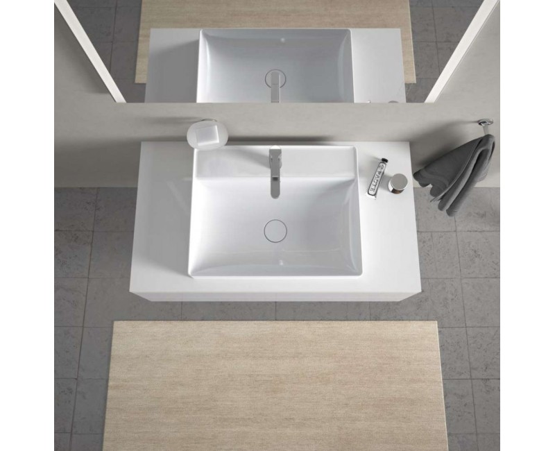 Vannas istabas izlietne Duravit DuraSquare DuraCeram 60x47cm Balta