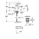 Vannas istabas Izlietnes maisītājs Grohe QuickFix Start S-Size ar Push-Open vārstu, Hromēts 23551002 Vannas istabas Izlietnes maisītājs Grohe QuickFix Start S-Size ar Push-Open vārstu, Hromēts 23551002