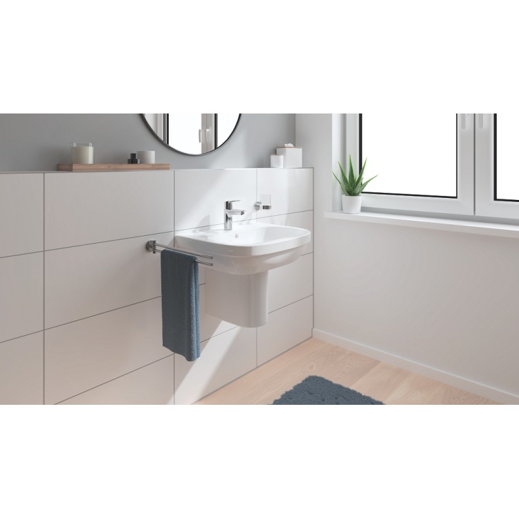 Vannas istabas Izlietnes maisītājs Grohe QuickFix Start S-Size ar Push-Open vārstu, Hromēts 23551002 Vannas istabas Izlietnes maisītājs Grohe QuickFix Start S-Size ar Push-Open vārstu, Hromēts 23551002