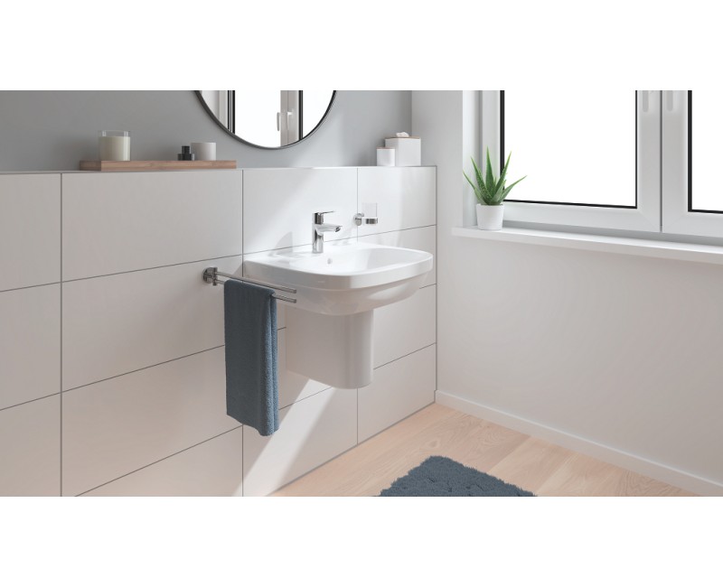 Vannas istabas Izlietnes maisītājs Grohe QuickFix Start S-Size ar Push-Open vārstu, Hromēts 23551002