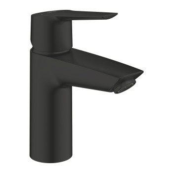 Смеситель для раковины Grohe QuickFix Start S-Size с клапаном Push-Open, черный матовый 235512432