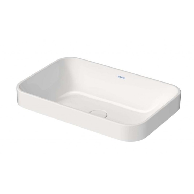 Раковина для ванной Duravit Happy D.2, 60x40 см, накладная, белая Раковина для ванной Duravit Happy D.2, 60x40 см, накладная, белая