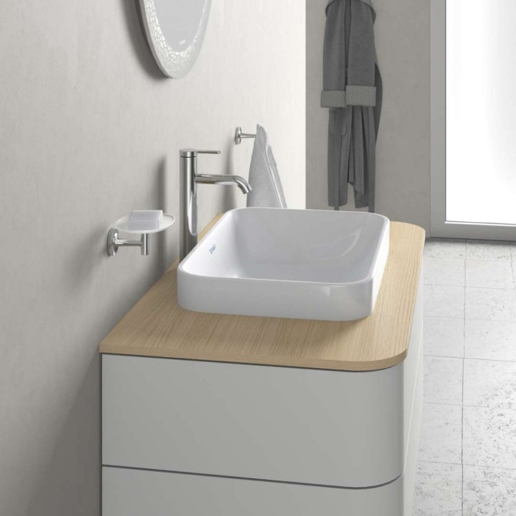 Раковина для ванной Duravit Happy D.2, 60x40 см, накладная, белая Раковина для ванной Duravit Happy D.2, 60x40 см, накладная, белая