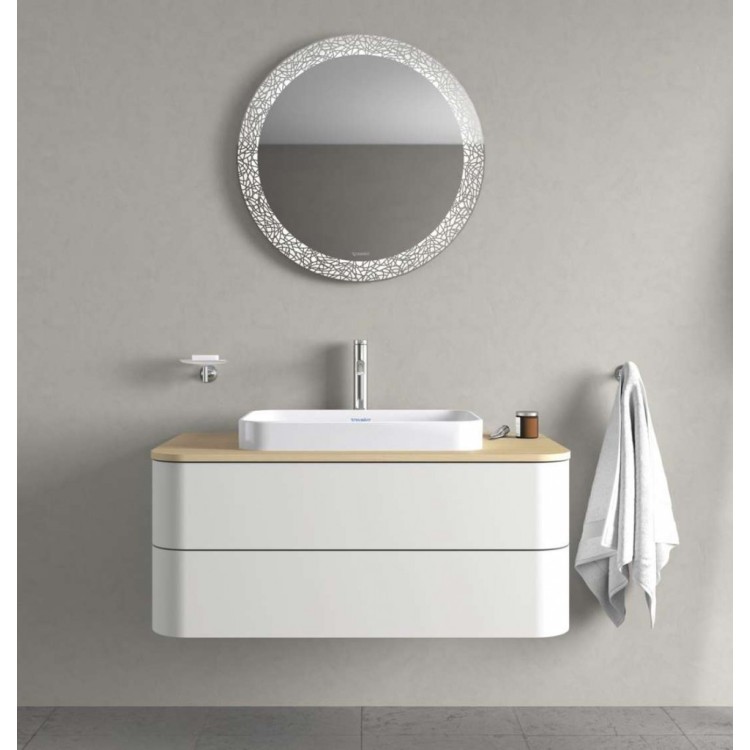 Раковина для ванной Duravit Happy D.2, 60x40 см, накладная, белая Раковина для ванной Duravit Happy D.2, 60x40 см, накладная, белая