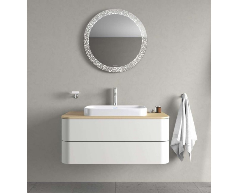 Раковина для ванной Duravit Happy D.2, 60x40 см, накладная, белая
