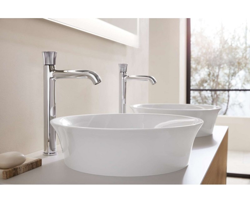 Раковина для ванной Duravit Tulip WonderGliss, DuraCeram D43см, белый