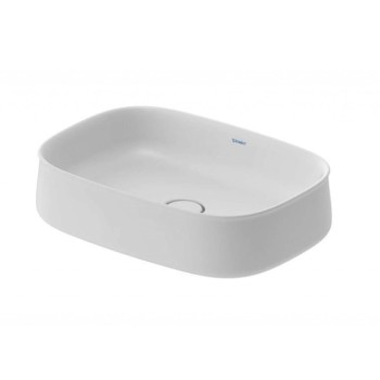 Vannas istabas izlietne Duravit Zencha WonderGliss, DuraCeram uz Virsmas 55x39cm, Balta