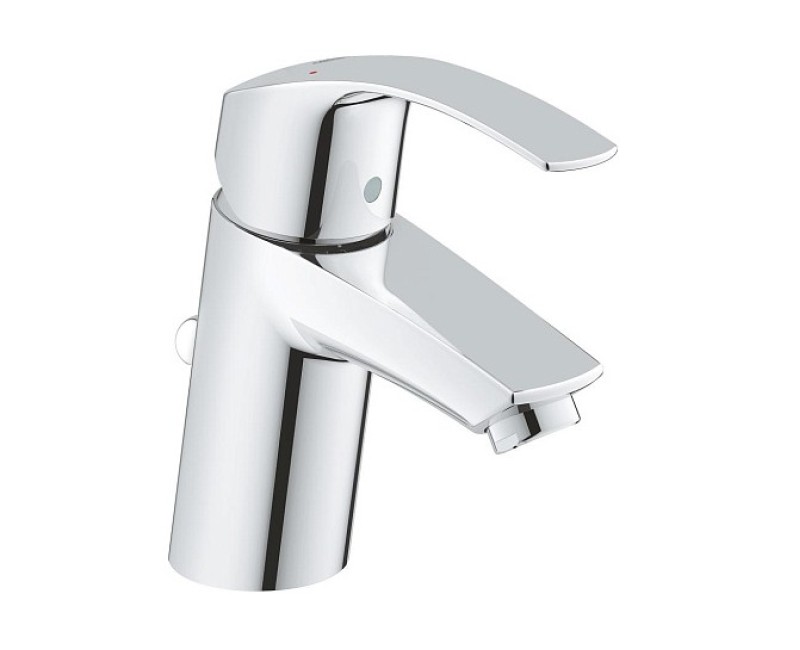 Grohe Eurosmart смеситель для раковины с pop up клапаном, хром 23788002