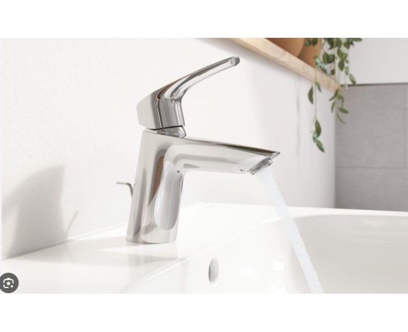Grohe Eurosmart S-Size, смеситель для раковины с pop up клапаном, хром 23969003