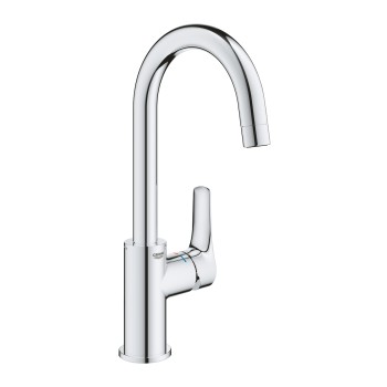 Grohe Eurosmart L-Size смеситель для раковины с клапаном Push-Open, хром 23970003