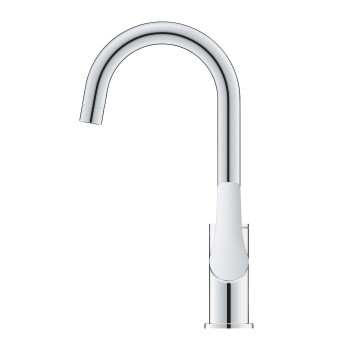 Grohe Eurosmart L-Size смеситель для раковины с клапаном Push-Open, хром 23970003