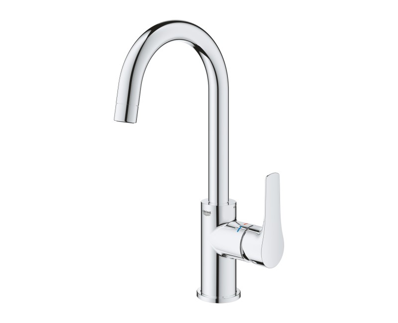 Grohe Eurosmart L-Size смеситель для раковины с клапаном Push-Open, хром 23970003