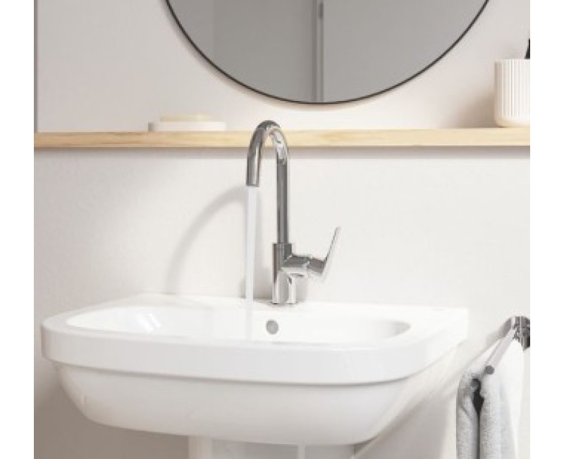 Grohe Eurosmart L-Size смеситель для раковины с клапаном Push-Open, хром 23970003
