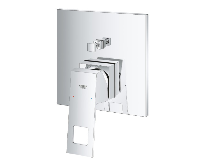 Смеситель для ванны/душа Grohe Eurocube встраиваемый 2 выхода, хром 24062000