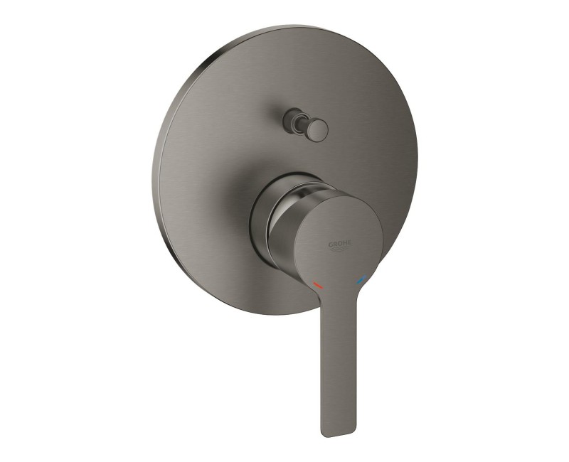 Смеситель для ванны/душа Grohe Lineare Встроенный 2 выхода, brushed hard graphite 24064AL1