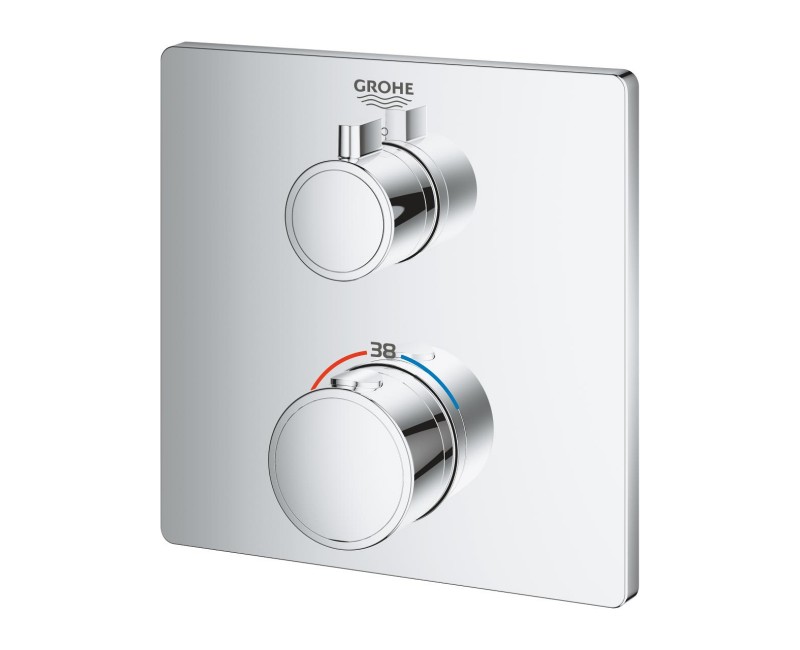 Смеситель для ванны/душа Grohe Grohtherm встраиваемый, хром 24078000